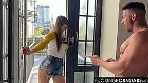 petite hungarian girl enjoys intense activities in her scenes