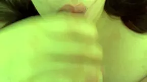 Uncut Small 18+ Dick Fucks Stepsister's Mouth