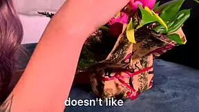 hot girl with perfect ass RIDES big rubber cock solo in homemade scene