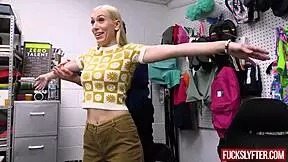 Kay Lovely Stealing A Bottle Of Water