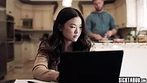 jealous asian teen lulu chu craves sex and gets fucked after blowjob with slimthick vic?