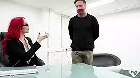 Sexy Secretary Jasmine James Disciplines Her Naughty Co-Worker With Intense Office Sex