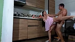 I Caught The Little 18+ Latina Babysitter In Her Sexy Pajamas And Fucked Her Without My Wife Noticing!