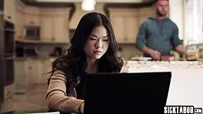 jealous asian teen lulu chu craves sex and gets fucked after blowjob with slimthick vic?