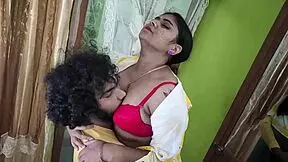 indian college girl comes to private room with boyfriend