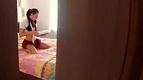 Cute Bitch Fondles Wet Vagina.