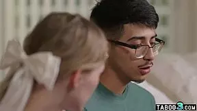 Teen Cheerleader Melody Marks Loses Virginity on Shy Guy's Dark Cock