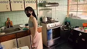 Hey, let's fuck the service employee right in the kitchen.