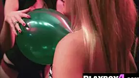 Petite sexy blonde milf spanked her big ass before dirty games in lingerie