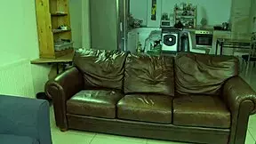 Two horny girls enjoy fucking with a young guy and an old man