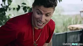 Teen blondie with huge booty and big boobs enjoys a casual chat and fun time - slimthick vic jay romero