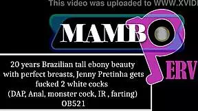 jenny pretinha gets fucked by two white cocks