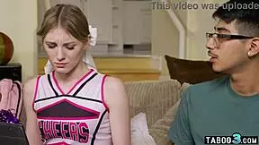 Teen Cheerleader Melody Marks Loses Virginity on Shy Guy's Dark Cock