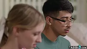 Teen Cheerleader Melody Marks Loses Virginity on Shy Guy's Dark Cock