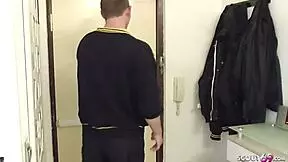 Postbote catches deutsches teen 18+ tini and convinces her to fuck. What happens next in this taboo roleplay?