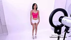 Watch This Cute Brunette Teen Get Fucked At Her Modeling Audition!