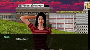 My new family 48, she whispers during redhead tits play.