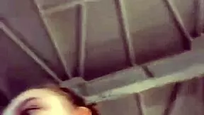 Hard fucking in the gym with big tits teen.