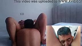 Squirting Pussy Floods Latino Man's Mouth