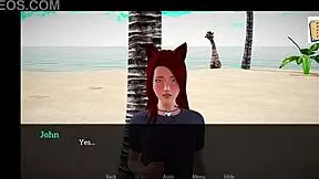 My new family 48, she whispers during redhead tits play.