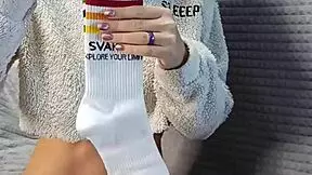Step Sister Buys Special Socks to Tease
