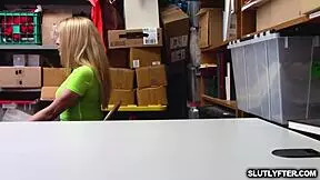 slutty blond just fucks hard like that