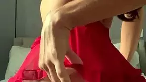 Solo video call with crossdressing in fishnets 😘