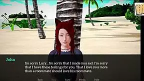 My new family 48, she whispers during redhead tits play.