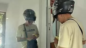 Latina Girl Pays Debt With Ass