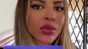 petite blonde latina natural tits shake in pov