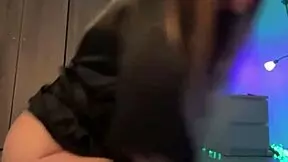 sexy blond riding on the pillow