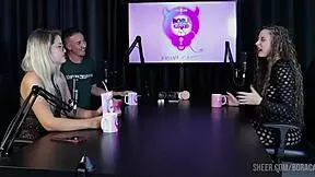 Intense Bora Cast Compilation With Jujube Delicia And Bruna Carlos In Sheer Red