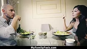 i warmly greet my stepdaughter with roxanne and duncan saint for some taboo fun