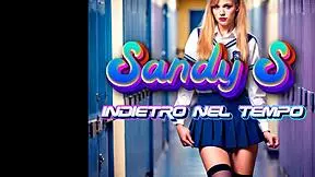 Trailer for Sandys' new album with teen cosplay school parody music video