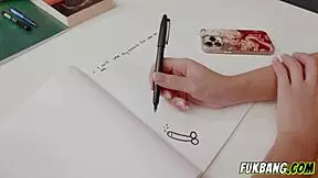 Shy student TEACHES teacher ANAL LESSON in HOME with DEEPTHROAT and ASSFUCKING!