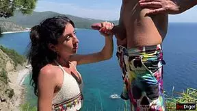 Public Dick Flashing - Girl Help Me To Cum In Mountains.