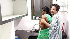 Stepsister's Pussy Hard Fucked by Stepbrother in Saree