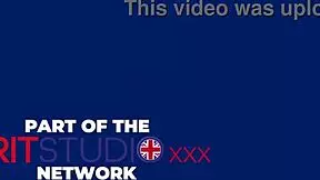 British teen performs posh blowjob and swallows cum