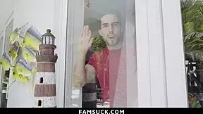 Harlow West knows what her stepbro wants, starting with a family suck and ending in hardcore doggy