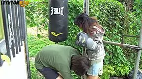 Latina Neighbor Consoles with Rough POV Ride