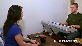 booty massage for petite sexy swinger brunette in wild orgy 😍