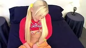 lil lexy rubs and fingers her pussy hard until orgasm