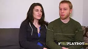 booty massage for petite sexy swinger brunette in wild orgy 😍