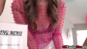 Lucky stepbrother, you got a double blowjob from Penelope Kay and Renee Rose!