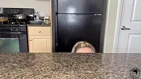 beautiful blonde says take my pussy and ass together