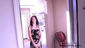 Why did that sweet brunette babe get fucked at her modeling audition?