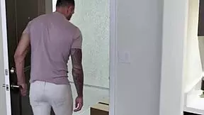 Teen step sisters pay with their pussies