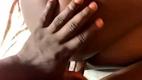 I-I got fucked in my red nightwear by stepdad, it was so intense!