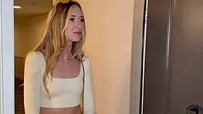 beautiful blonde says take my pussy and ass together