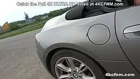 Skinny hitchhiker trades blowjob for ride, exploring kinky desires with old man